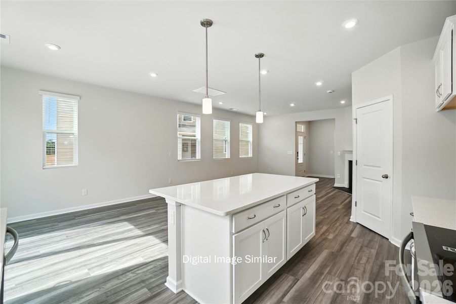 Furnished interior view inside a new home in Bailey Run, Charlotte (Image 12).