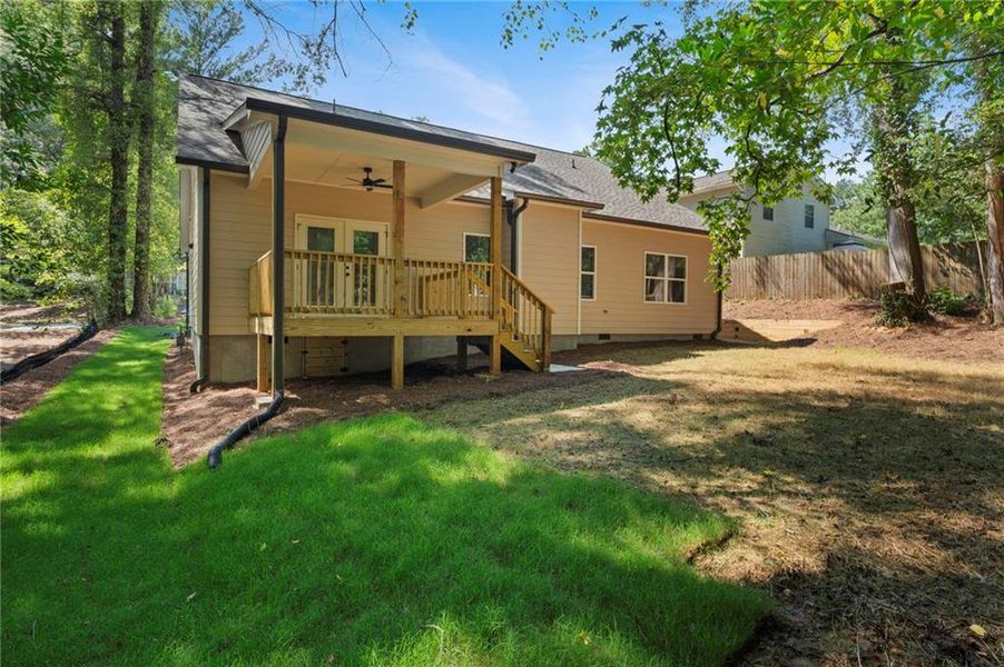 Exterior details and patio area of a home in , Jonesboro (Image 21).