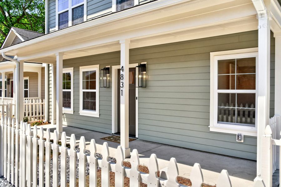 Exterior details and patio area of a home in , North Charleston (Image 25).