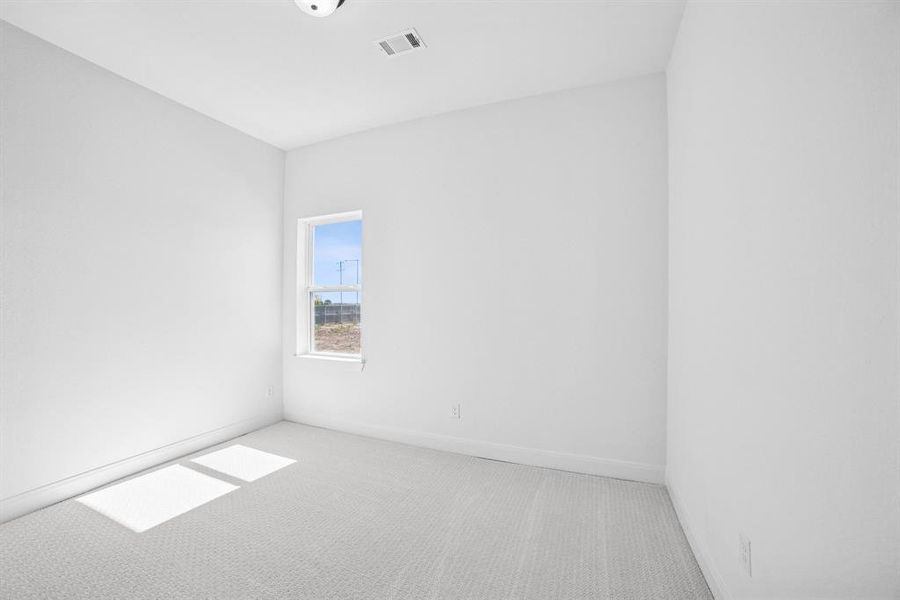 Spacious, unfurnished interior of a new home in Pecan Square - Gardens, Northlake (Image 15). Spacious, unfurnished interior of a new home in Pecan Square - Gardens, Northlake (Image 15).