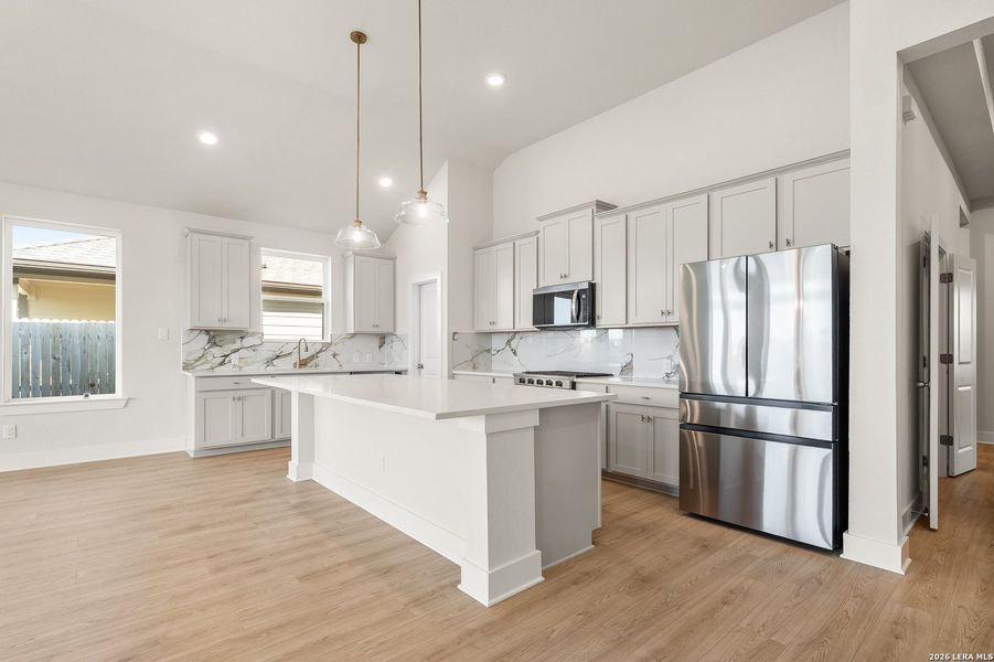 Furnished interior view inside a new home in Westridge, San Antonio (Image 14).