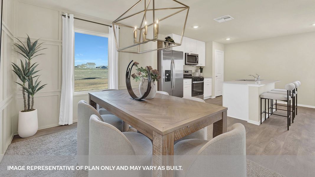 Furnished interior view inside a new home in Sunset Oaks, Maxwell (Image 15).