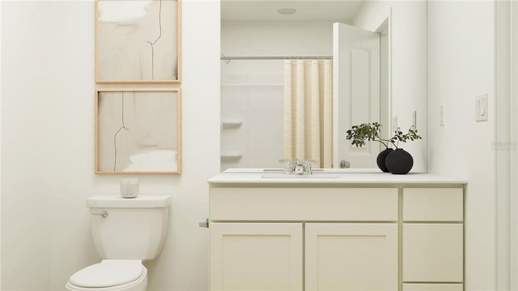 Furnished interior view inside a new home in , Davenport (Image 10).