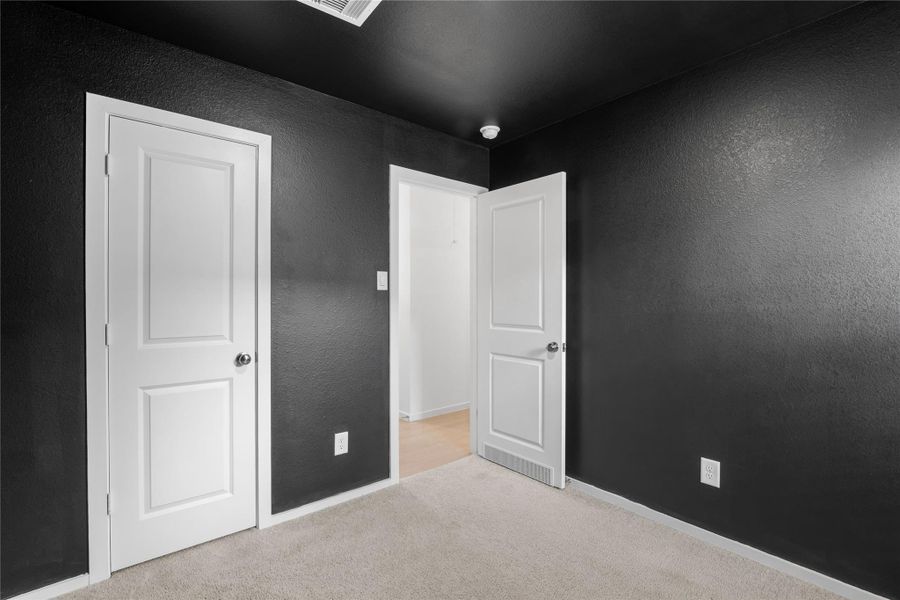 Flexible space with a closet for added storage.
