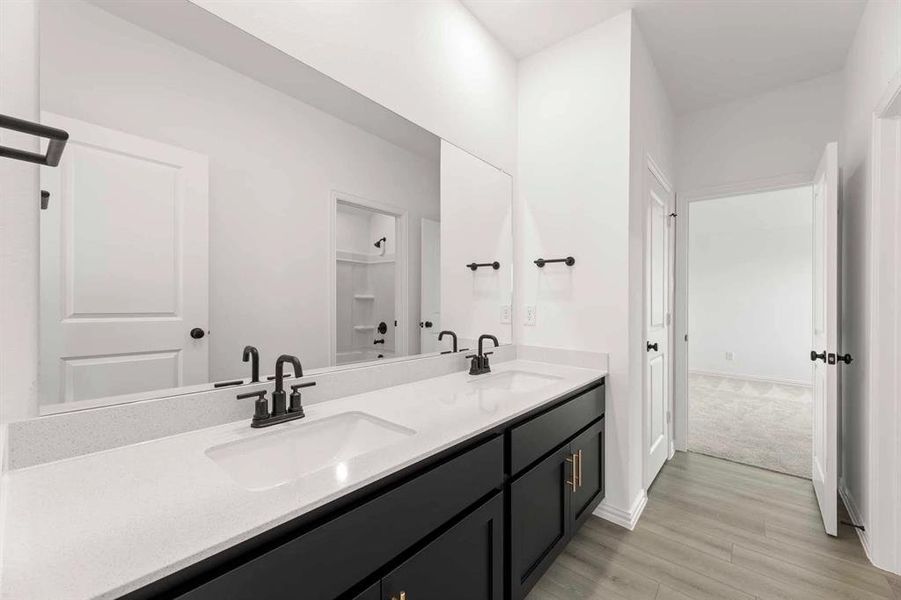 Furnished interior view inside a new home in Monticello Park, Princeton (Image 6). Furnished interior view inside a new home in Monticello Park, Princeton (Image 6).