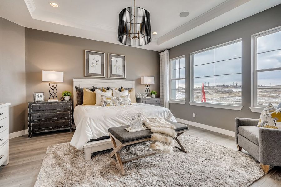Furnished interior view inside a new home in Parterre, Thornton (Image 12).
