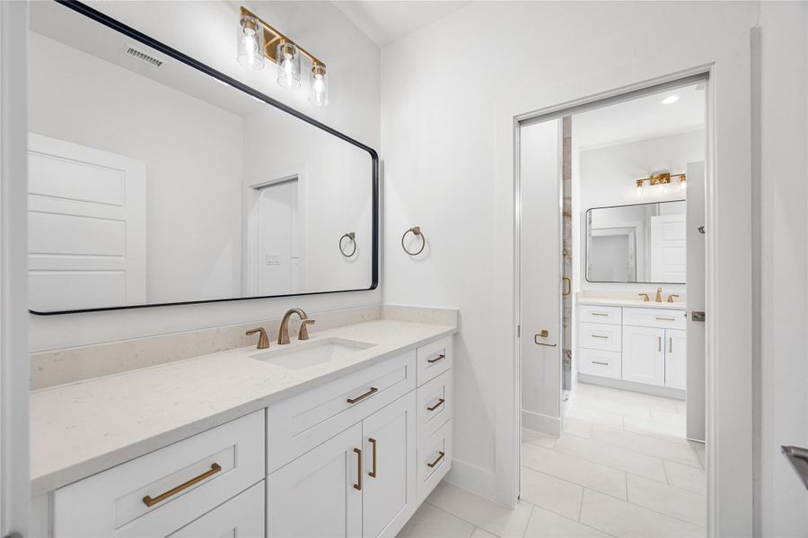 Bathroom access from the gameroom area