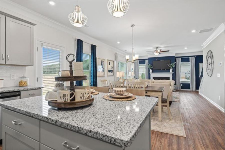 Furnished interior view inside a new home in Victoria Heights, Dallas (Image 24).