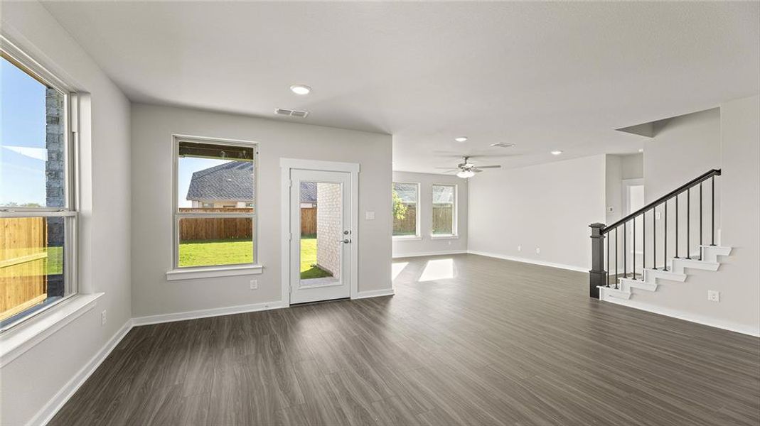 Spacious, unfurnished interior of a new home in Providence Commons Sales Phase 1, Aubrey (Image 16). Spacious, unfurnished interior of a new home in Providence Commons Sales Phase 1, Aubrey (Image 16).