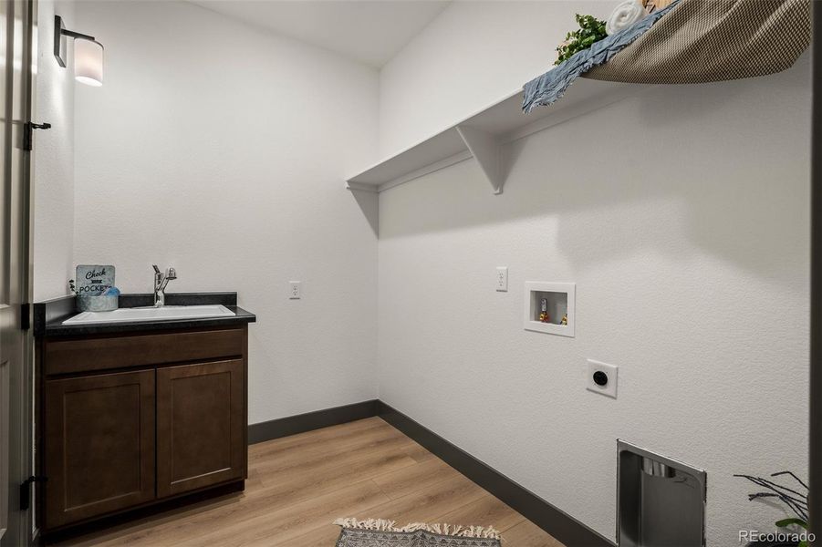 Furnished interior view inside a new home in Revel Crossing at Wolf Ranch - The Panorama Collection, Colorado Springs (Image 28).