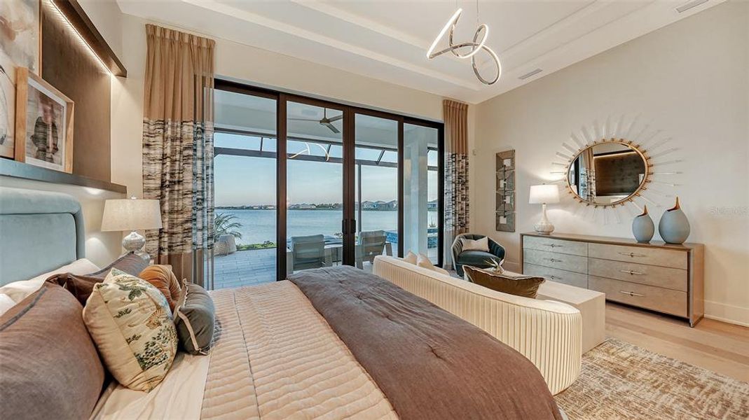 Furnished interior view inside a new home in Wild Blue at Waterside, Sarasota (Image 63).