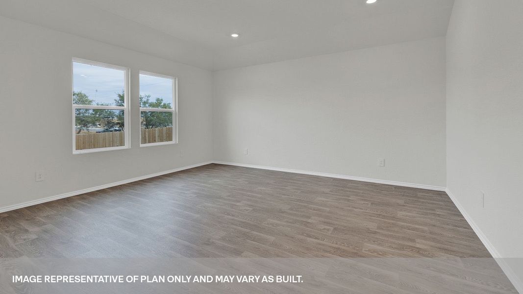Spacious, unfurnished interior of a new home in Arroyo Ranch, Seguin (Image 18). Spacious, unfurnished interior of a new home in Arroyo Ranch, Seguin (Image 18).