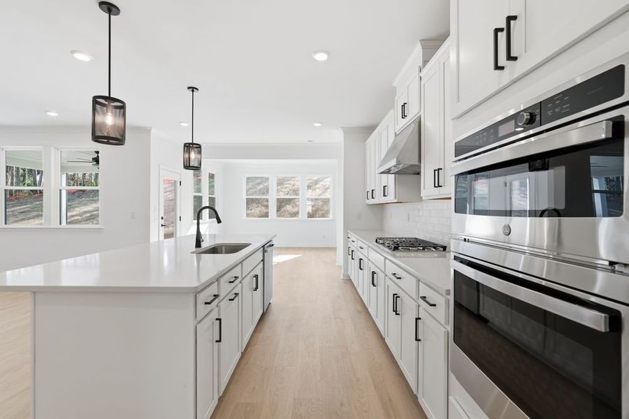 Representative furnished interior of a home built from the Stockbridge by Taylor Morrison in Watson Park, Snellville (Image 8).