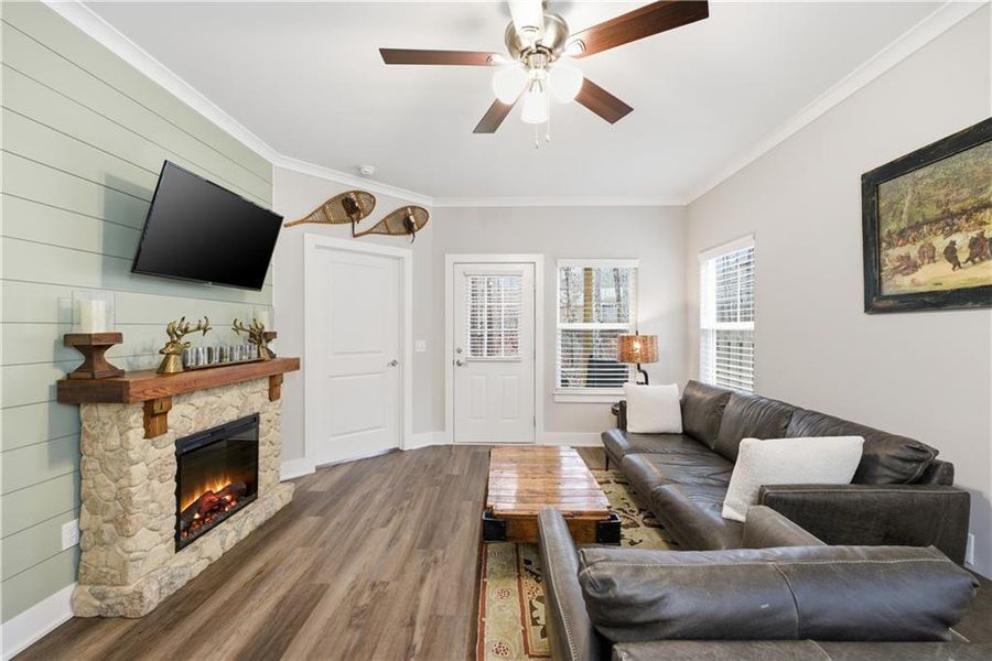 Furnished interior view inside a new home in , Waleska (Image 14). Furnished interior view inside a new home in , Waleska (Image 14).