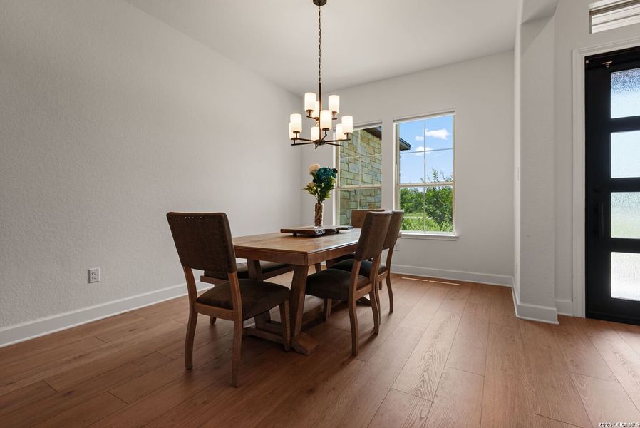 Furnished interior view inside a new home in Legend Park, Castroville (Image 16).