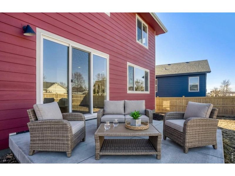 Exterior details and patio area of a home in Trevenna, Windsor (Image 3).