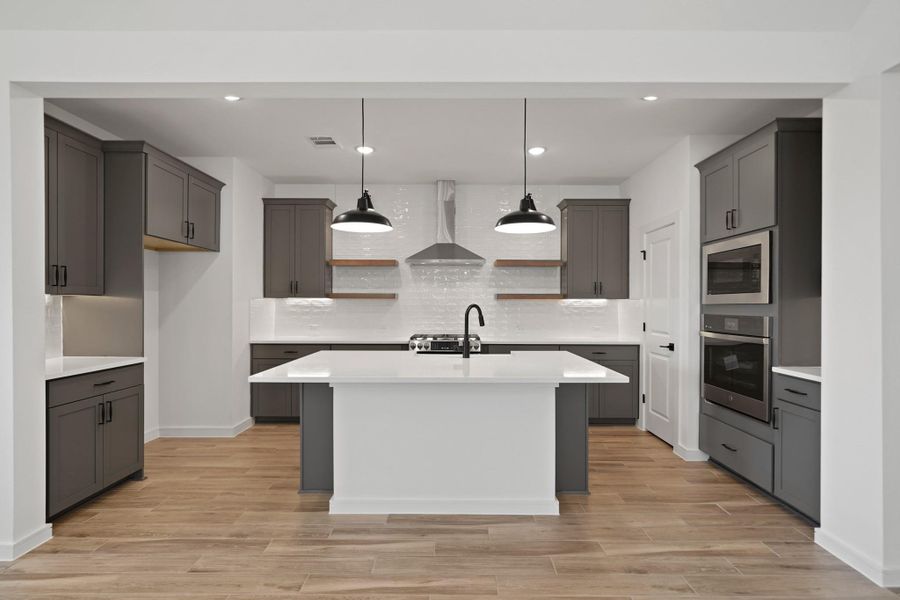 Gourmet island kitchen (*Photo not of actual home and used for illustration purposes only.)
