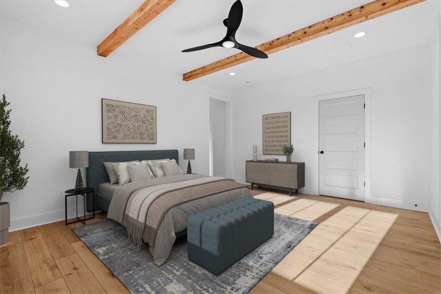 Furnished interior view inside a new home in , Gainesville (Image 48).