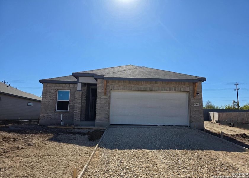 In-progress construction of a new home in The Summit at Saddlebrook Ranch 55's, Schertz, TX (Image 16).