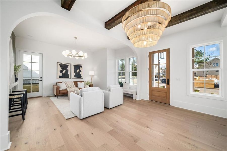 Furnished interior view inside a new home in , Milton (Image 14).