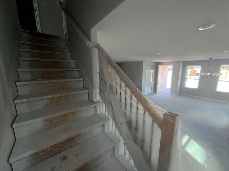 In-progress construction of a new home in Lariat, Liberty Hill, TX (Image 17).