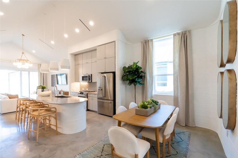 Furnished interior view inside a new home in Wolf Ranch: Genesis Collection, Georgetown (Image 11).