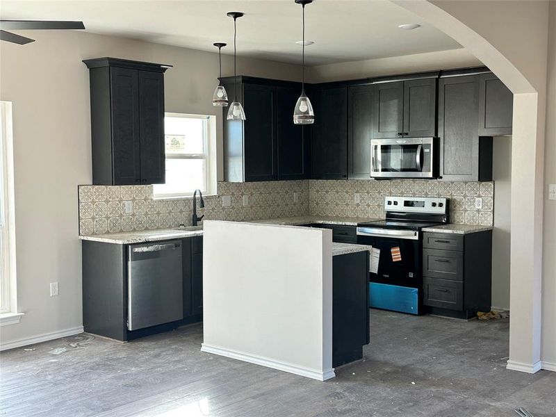 Furnished interior view inside a new home in , Abilene (Image 2).