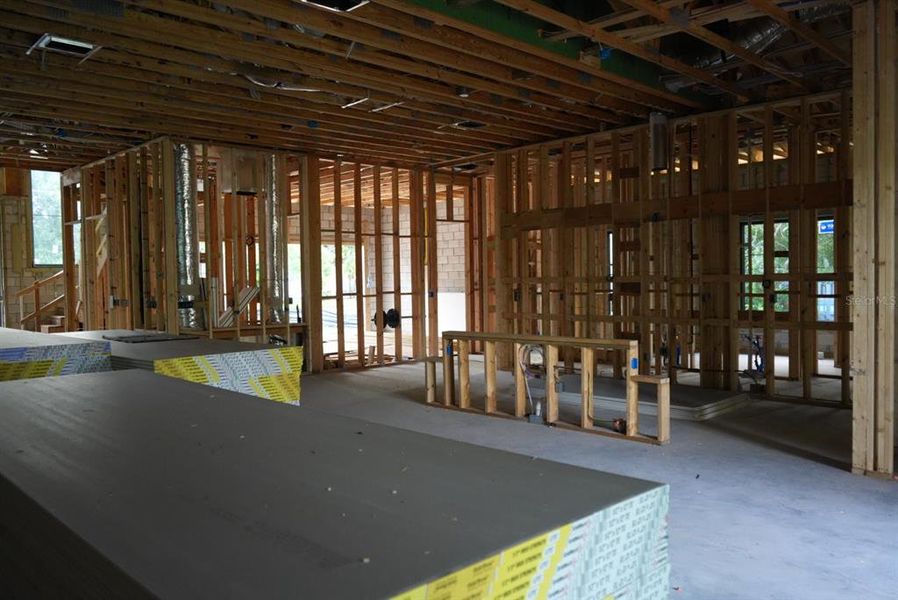 In-progress construction of a new home in , Orlando, FL (Image 15).
