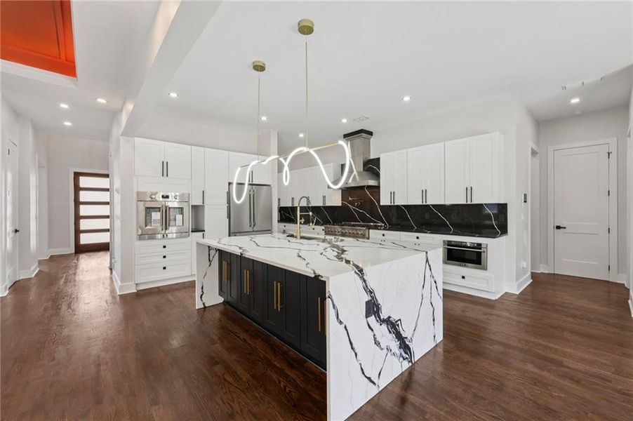 Furnished interior view inside a new home in , Atlanta (Image 17).
