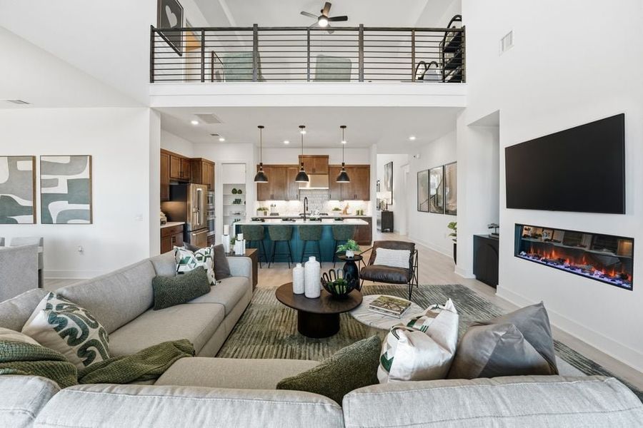 Representative furnished interior of a home built from the Mesa by Taylor Morrison in Silverleaf 60s, Cedar Creek (Image 11).