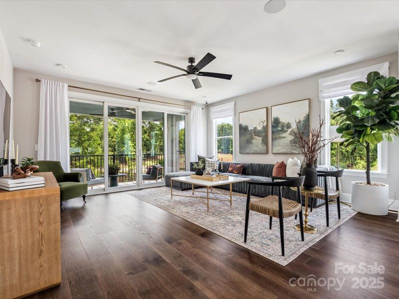 Connected Living Spaces with Premium Durable Flooring. *Model Photos | Actual orientation, structural selections, and finishes may vary. Connected Living Spaces with Premium Durable Flooring. *Model Photos | Actual orientation, structural selections, and finishes may vary.