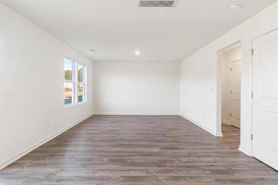 Spacious, unfurnished interior of a new home in The Ridge at Twin Rivers, Covington (Image 17). Spacious, unfurnished interior of a new home in The Ridge at Twin Rivers, Covington (Image 17).
