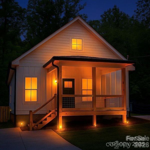 Exterior details and patio area of a home in , Old Fort (Image 2). Exterior details and patio area of a home in , Old Fort (Image 2).