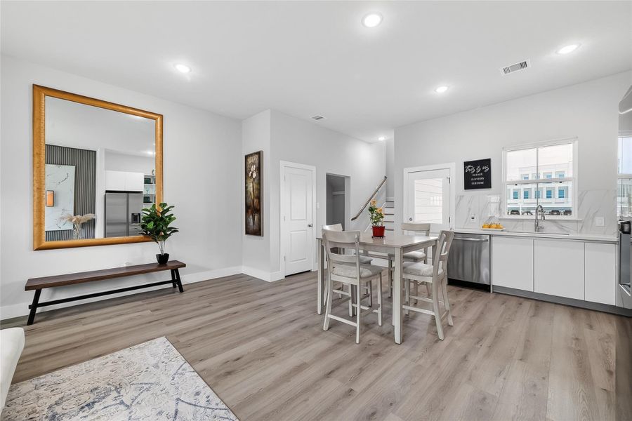 Furnished interior view inside a new home in Metro Village, Houston (Image 11).