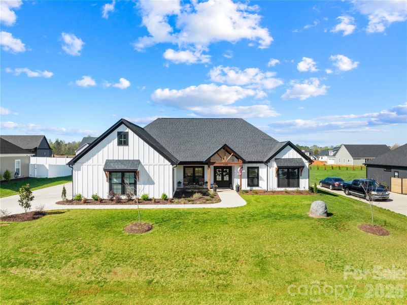 Front exterior of a new home in , Salisbury, NC, highlighting curb appeal (Image 22).