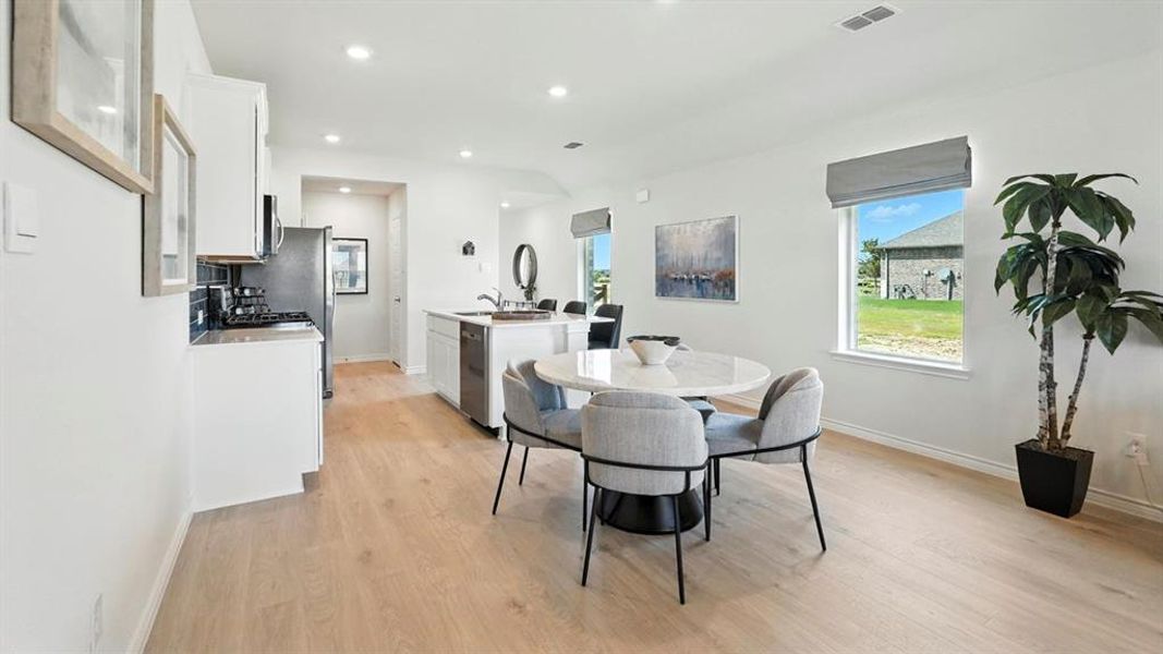 Furnished interior view inside a new home in Winchester Crossing, Princeton (Image 22).