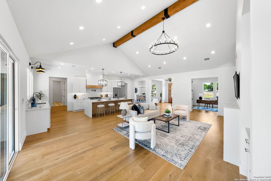 Furnished interior view inside a new home in , Bandera (Image 33). Furnished interior view inside a new home in , Bandera (Image 33).