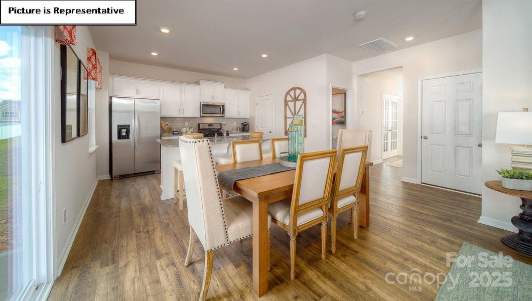 Furnished interior view inside a new home in Lakeshore at Windstone, Mooresville (Image 12).