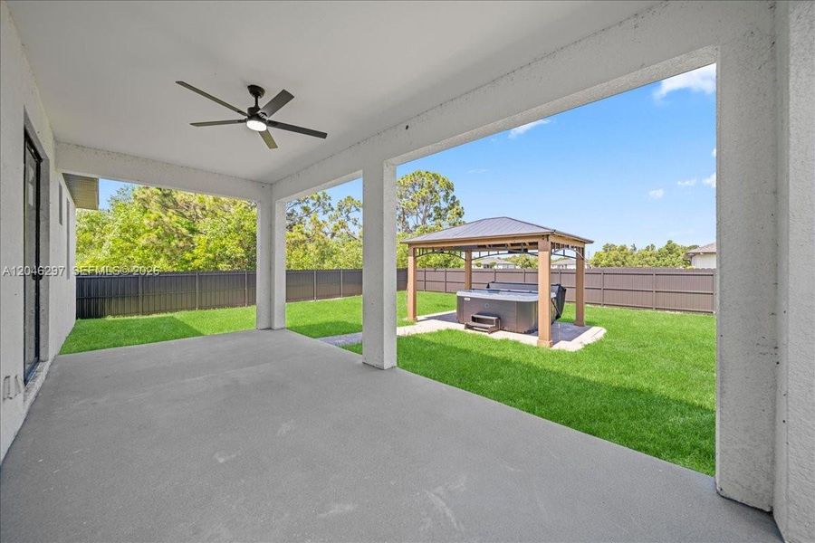 Exterior details and patio area of a home in , Cape Coral (Image 3). Exterior details and patio area of a home in , Cape Coral (Image 3).