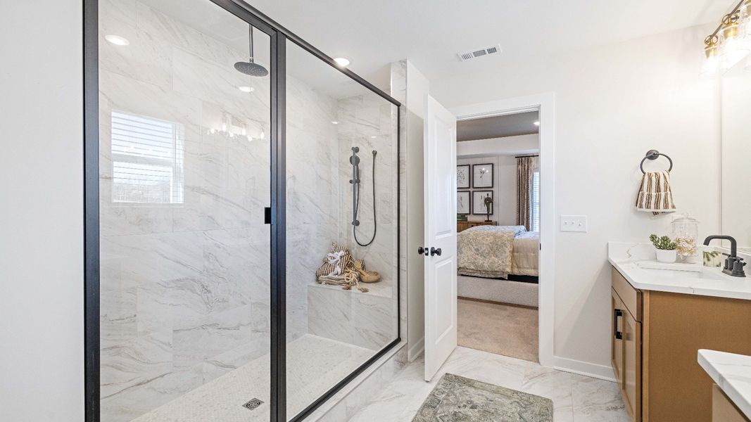 Representative furnished interior of a home built from the Wynwood by DRB Homes in McClure Farms, Columbia (Image 20).