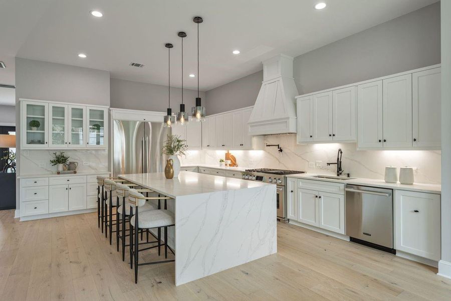 Furnished interior view inside a new home in , Houston (Image 19).