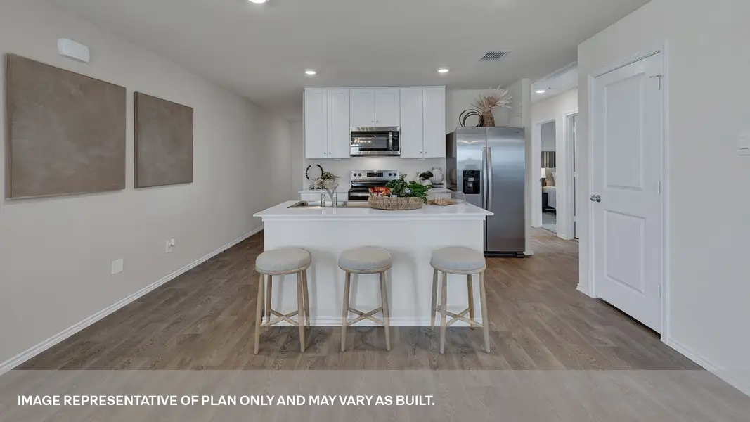Furnished interior view inside a new home in Sunset Oaks, Maxwell (Image 4).