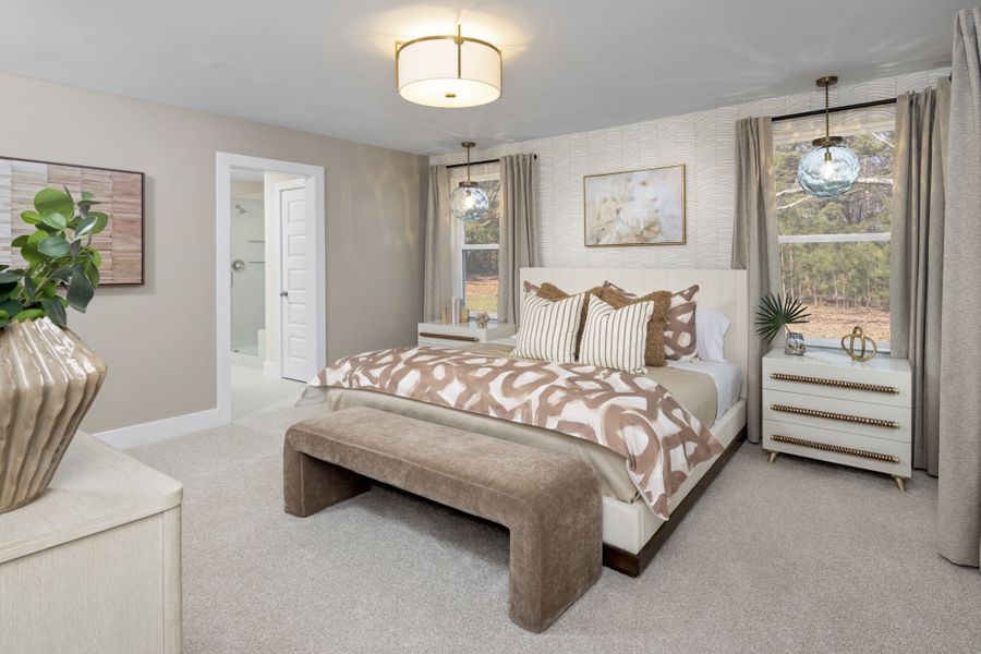 Representative furnished interior of a home built from the Sequoia by Mattamy Homes in McAlister Creek, Clayton (Image 9).