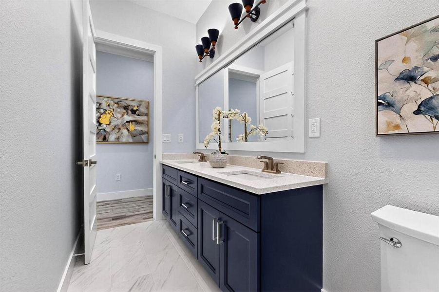 Furnished interior view inside a new home in , Dallas (Image 30). Furnished interior view inside a new home in , Dallas (Image 30).