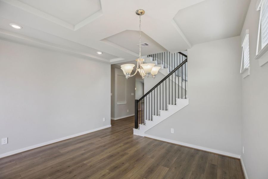 Photo is not of the actual home but is an inspirational photo of builder's model home and may depict options, furnishings, and/or decorator features that are not included.