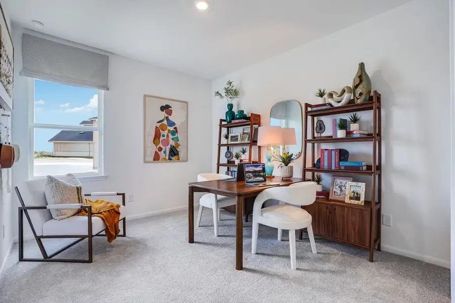 Representative furnished interior of a home built from the Tavern by Taylor Morrison in Raburn Reserve 50s, Tomball (Image 13).