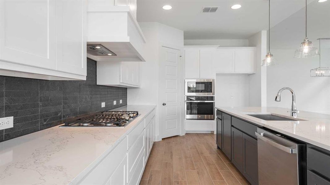 Furnished interior view inside a new home in Trinity Falls 60', McKinney (Image 12). Furnished interior view inside a new home in Trinity Falls 60', McKinney (Image 12).