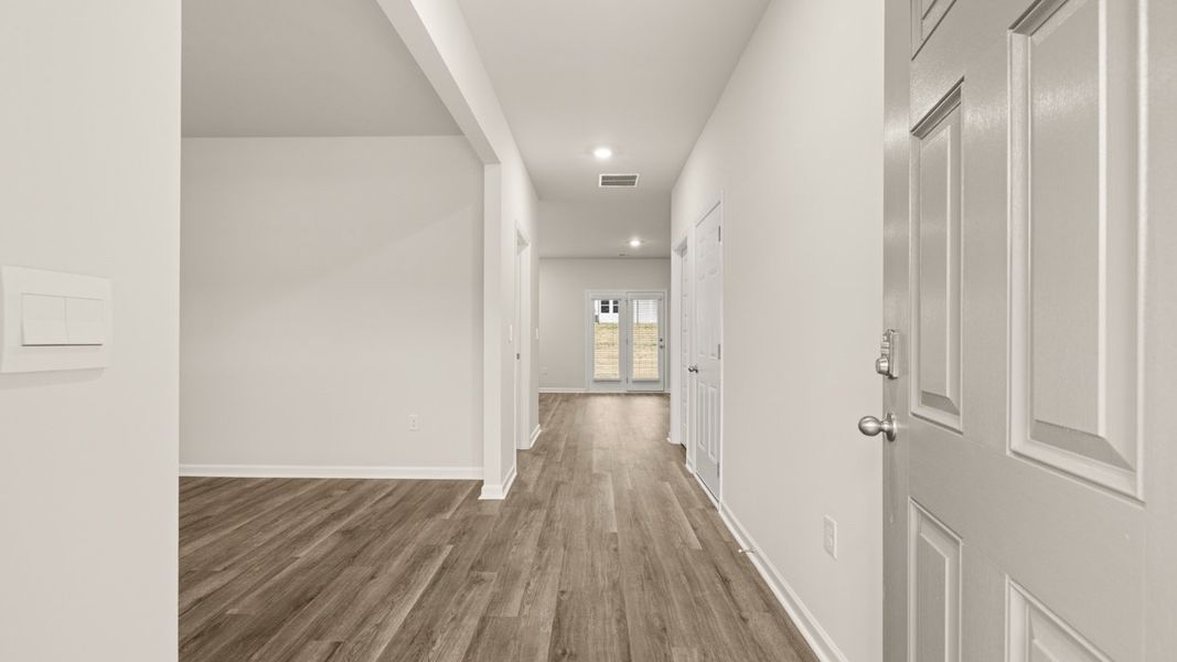 Representative unfurnished interior of a home built from the Galen by D.R. Horton in Champion's Run, Lithonia (Image 11).