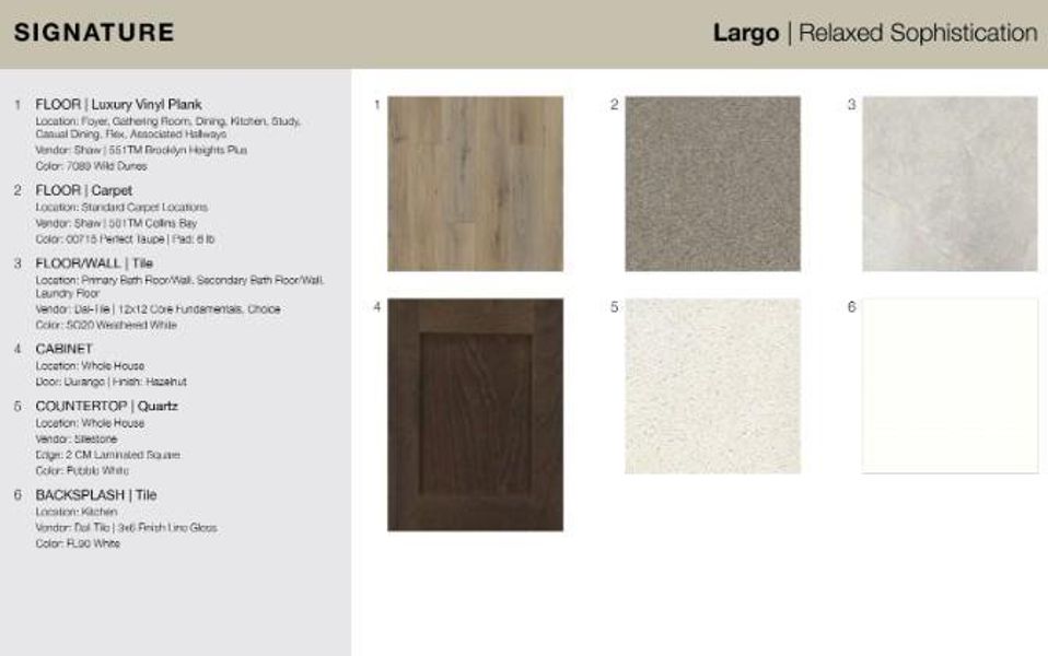 21943 Carinda Crescent Court - Design Selections.  Home is under construction and selections are subject to change.