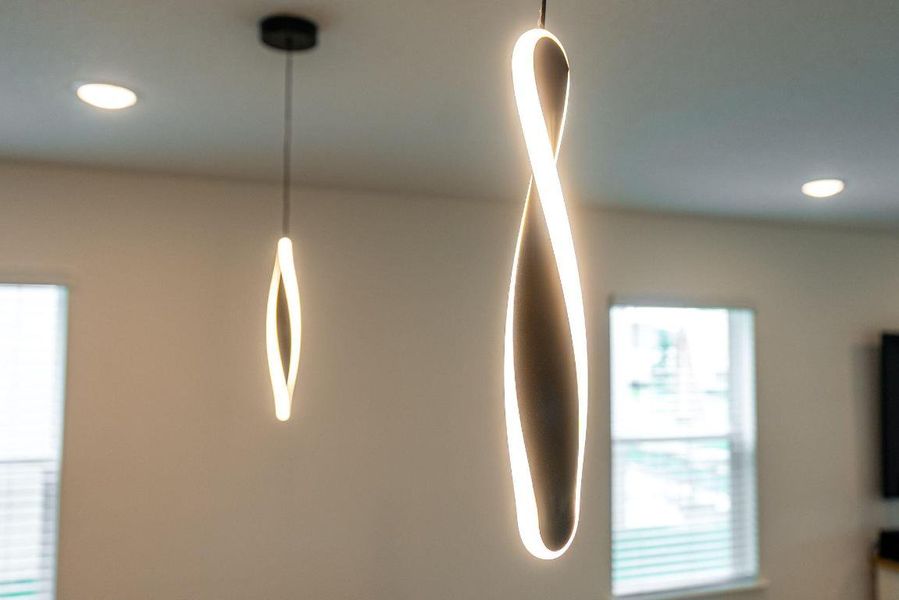 Accent Lights Over Island